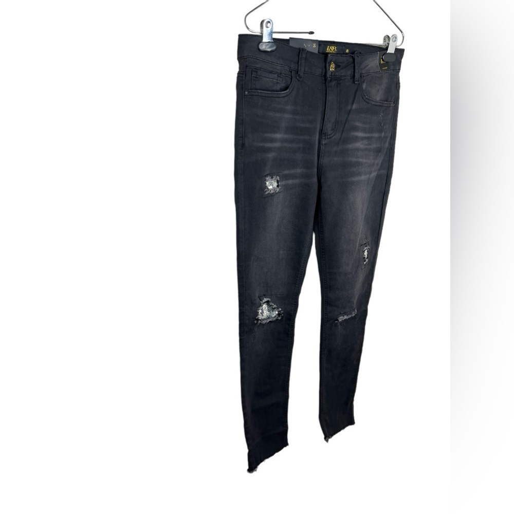 Lucky And Blessed Women's Skinny Sequin Patches Jeans View 3